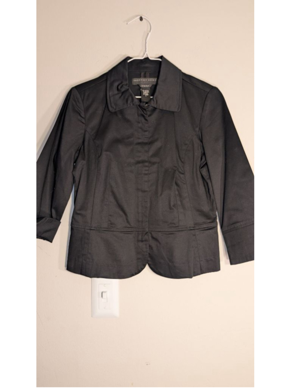 Geoffrey Beene Black Blazer Jacket Size 4